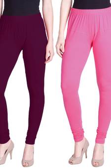  Lyra Multicolour Free Size Churidar Leggings