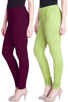  Lyra Multicolour Free Size Churidar Leggings