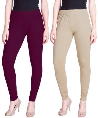 Lyra Multicolour Free Size Churidar Leggings 1