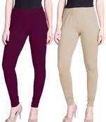  Lyra Multicolour Free Size Churidar Leggings