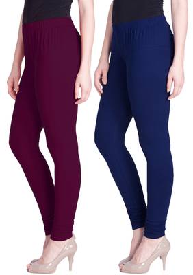  Lyra Multicolour Free Size Churidar Leggings 1
