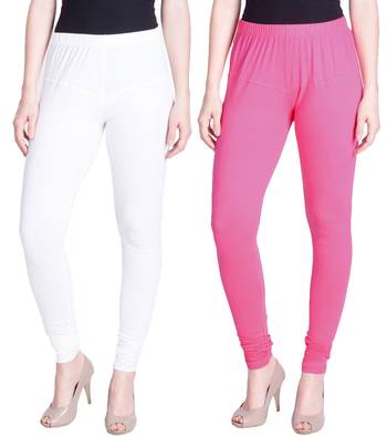 Lyra Multicolour Free Size Churidar Leggings 1