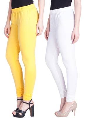  Lyra Multicolour Free Size Churidar Leggings 1