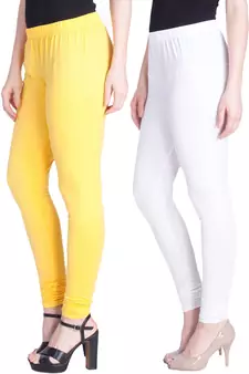  Lyra Multicolour Free Size Churidar Leggings