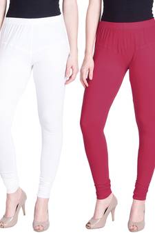  Lyra Multicolour Free Size Churidar Leggings