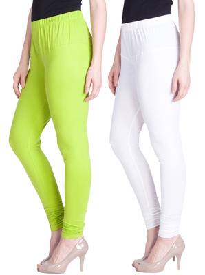  Lyra Multicolour Free Size Churidar Leggings 2
