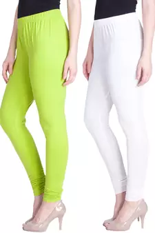  Lyra Multicolour Free Size Churidar Leggings