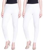  Lyra Off White Free Size Churidar Leggings
