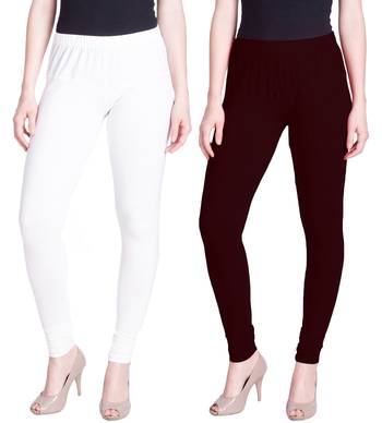  Lyra Multicolour Free Size Churidar Leggings 1