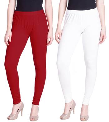  Lyra Multicolour Free Size Churidar Leggings 1