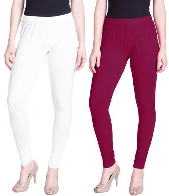  Lyra Multicolour Free Size Churidar Leggings 1