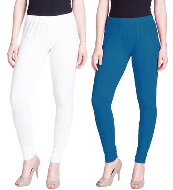 Lyra Multicolour Free Size Churidar Leggings 1