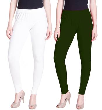  Lyra Multicolour Free Size Churidar Leggings 1