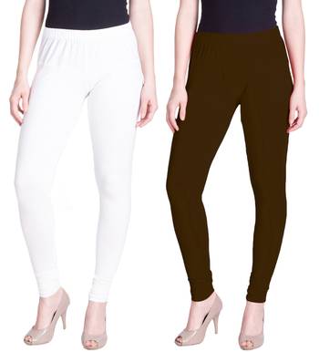  Lyra Multicolour Free Size Churidar Leggings 1