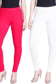 Lux Lyra Multicolour Free Size Churidar Leggings