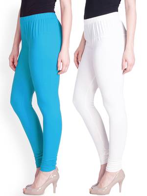  Lyra Multicolour Free Size Churidar Leggings 1