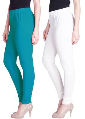  Lyra Multicolour Free Size Churidar Leggings 1