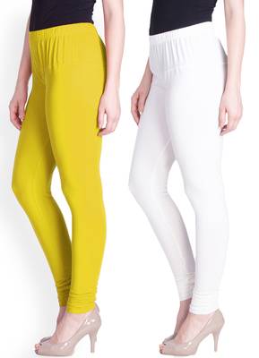  Lyra Multicolour Free Size Churidar Leggings 1