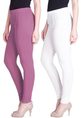  Lyra Multicolour Free Size Churidar Leggings 1