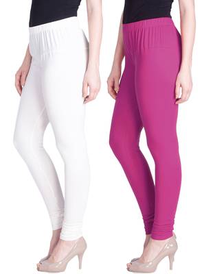  Lyra Multicolour Free Size Churidar Leggings 1