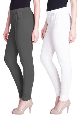  Lyra Multicolour Free Size Churidar Leggings 2