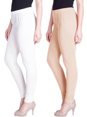  Lyra Multicolour Free Size Churidar Leggings 1