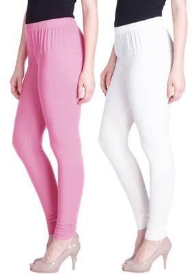  Lyra Multicolour Free Size Churidar Leggings 2