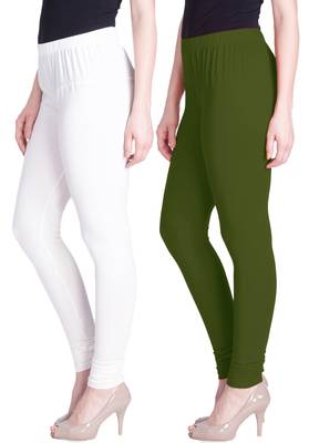  Lyra Multicolour Free Size Churidar Leggings 1