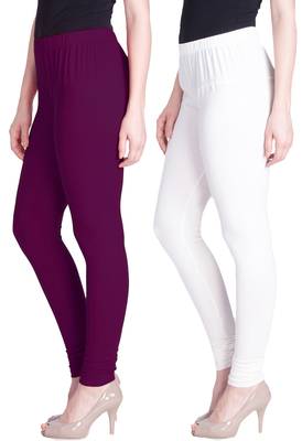  Lyra Multicolour Free Size Churidar Leggings 1
