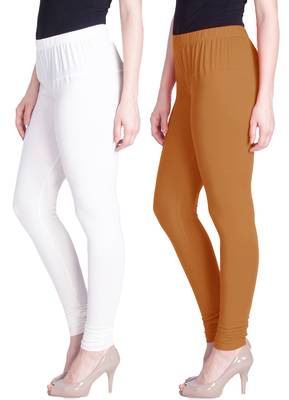  Lyra Multicolour Free Size Churidar Leggings 1