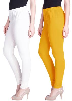  Lyra Multicolour Free Size Churidar Leggings 1