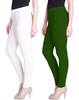  Lyra Multicolour Free Size Churidar Leggings 1