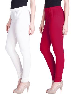  Lyra Multicolour Free Size Churidar Leggings 1