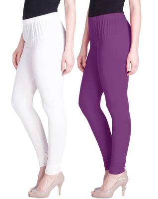  Lyra Multicolour Free Size Churidar Leggings 1