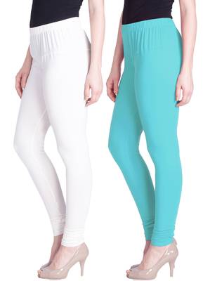  Lyra Multicolour Free Size Churidar Leggings 1