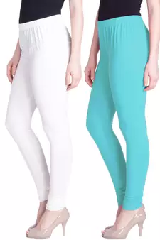  Lyra Multicolour Free Size Churidar Leggings