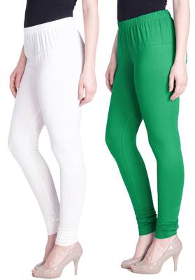  Lyra Multicolour Free Size Churidar Leggings 1