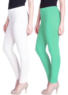  Lyra Multicolour Free Size Churidar Leggings 1