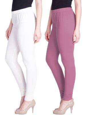  Lyra Multicolour Free Size Churidar Leggings 1