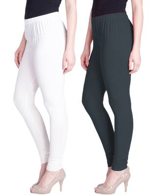  Lyra Multicolour Free Size Churidar Leggings 1