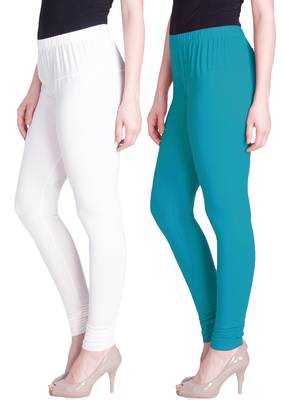  Lyra Multicolour Free Size Churidar Leggings 1