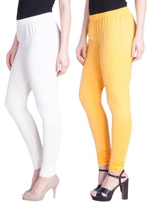  Lyra Multicolour Free Size Churidar Leggings 2