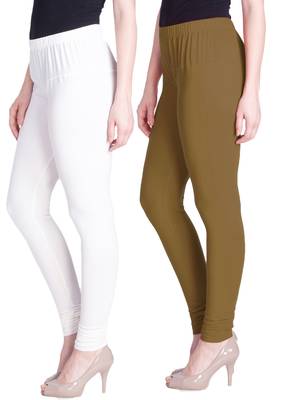  Lyra Multicolour Free Size Churidar Leggings 1