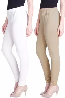  Lyra Multicolour Free Size Churidar Leggings