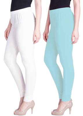  Lyra Multicolour Free Size Churidar Leggings 1