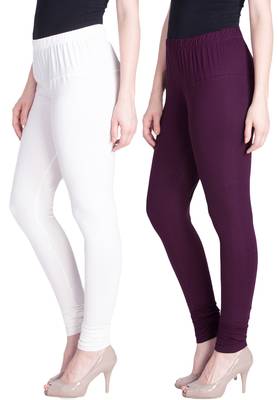  Lyra Multicolour Free Size Churidar Leggings 1