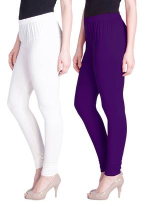  Lyra Multicolour Free Size Churidar Leggings 1