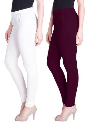  Lyra Multicolour Free Size Churidar Leggings 1