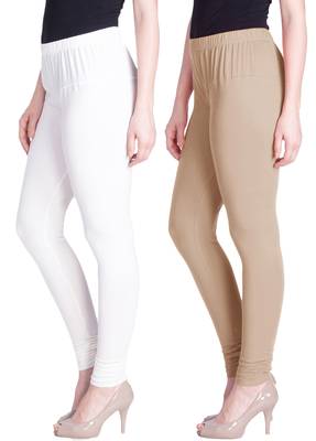  Lyra Multicolour Free Size Churidar Leggings 1