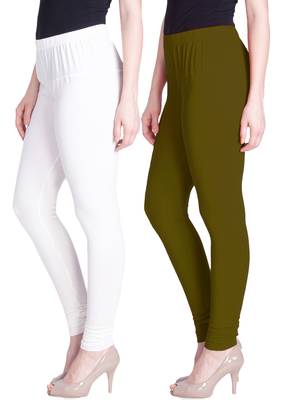  Lyra Multicolour Free Size Churidar Leggings 1